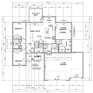 The Bentley – Floor Plan – C&e Wurzer Construction, Inc.