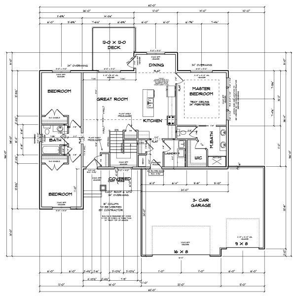 The Bentley – Floor Plan - C&E Wurzer Construction, Inc.